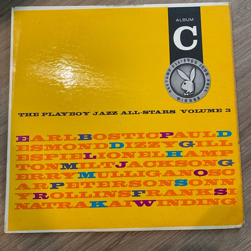 Playboy Jazz all stars vintage vinyl record John Coltrane Duke Ellington